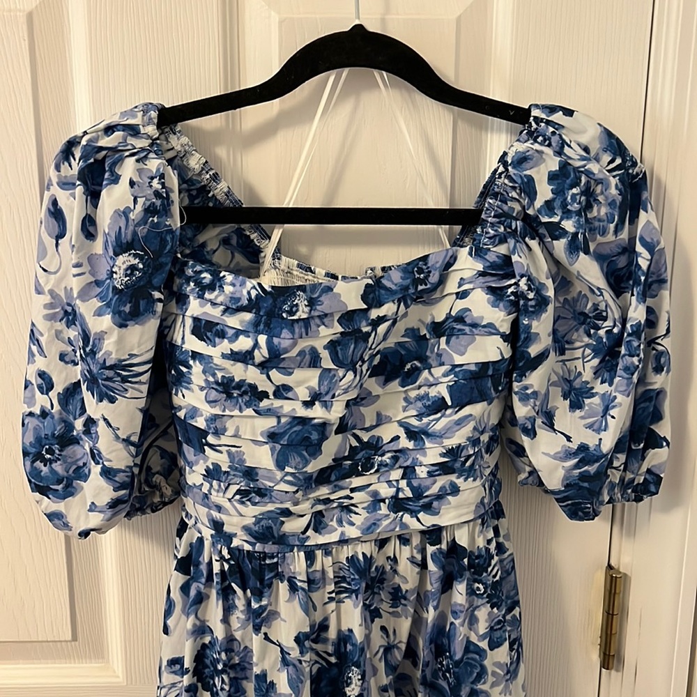 Blue/violet flower print Abercrombie and Fitch dress